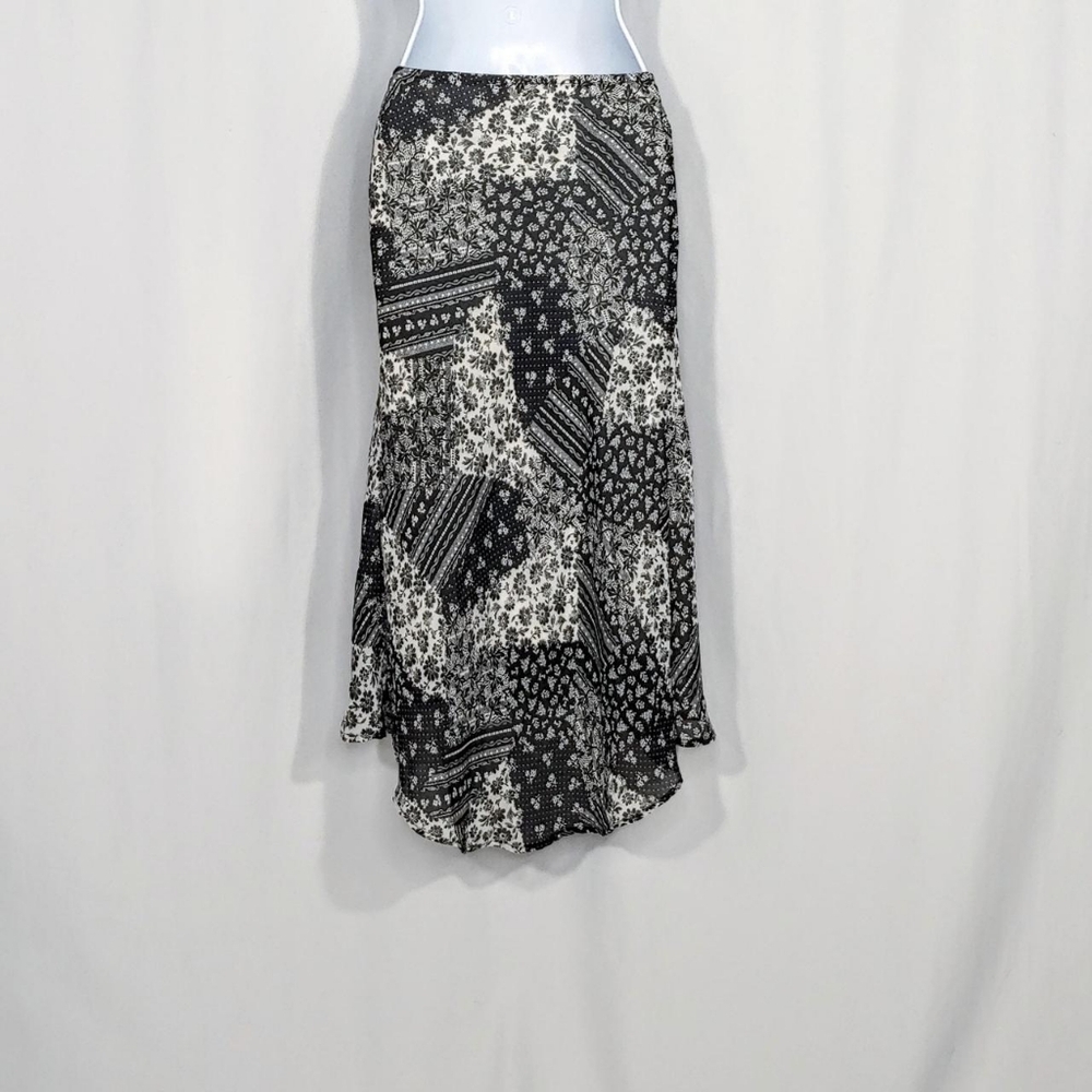 SOLD Y2k vintage high low hem midi skirt - Picture 3 of 6